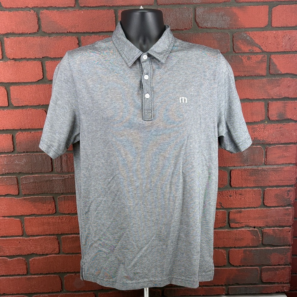 Travis‎ Mathew Shirt Mens Medium Grey Polo
